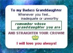 Badass Granddaughter (image for) Badass Granddaughter
